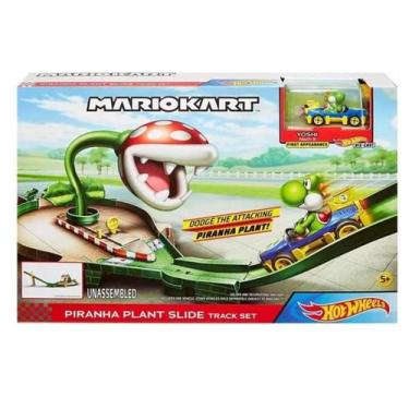 Imagem de Pista Hot Wheels Mario Kart Planta Piranha - Mattel - Gfy47