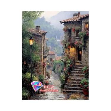 Imagem de Kit De Pintura Em Diamante 5D De Árvore De Coco Na Praia, DIY Mosaico 