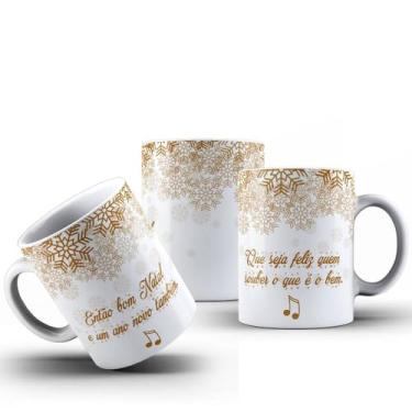 Imagem de Caneca Natal Papai Noel Diversas Estampas Porcelana 325ml (MOD02)