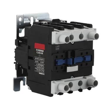 Imagem de Contator CA CJX2-4008 5008 6508 8008 9508 40A 50A 65A 80A 95A Contator de quatro estágios LC1D40008 Contato principal 2NO 2NC(4008,24V)