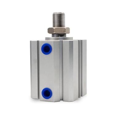 Imagem de SDA16 Tipo furo 16 mm Cilindro Série Pneumático Compacto para 5 10 15 20 25 30 35 40 45 50 55 60 mm Curso (Cor: Curso de 25 mm, Tamanho: Ímã SDA16 Macho)