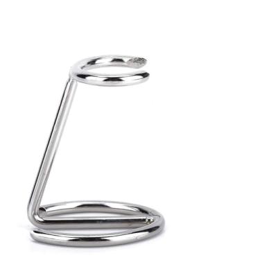 Imagem de Pincel de Barbear para Homens Suporte Aço Inoxidável Afeitadora - Resistente à Ferrugem Uso prolongado Estética Moderna Artístico e Fashionável Ferram