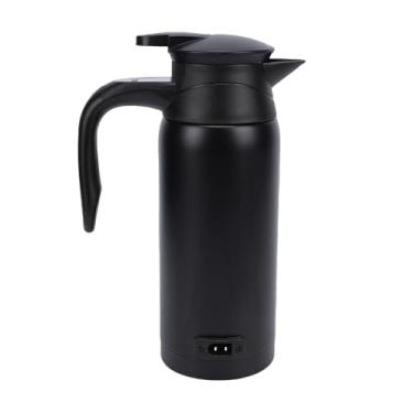 Imagem de Zerodis Chaleira Elétrica para Carro Chaleiras Elétricas de Aço Caldeira de água Quente Portátil Com Display Digital Caneca de Aquecimento Elétrico Aquecedor de água Quente para Caminhão de Viagem