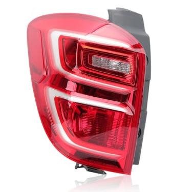 Imagem de KAPAMZ Conjunto de luz traseira compatível com Chevy Equinox 2016 2017 tipo halogênio lâmpada de freio traseira lado esquerdo do motorista com lâmpada 23399181 23465207 GM2800279