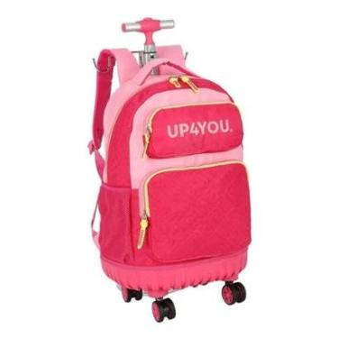 Imagem de MOCHILA DE RODINHA E COSTAS ESCOLAR UP4YOU-Feminino