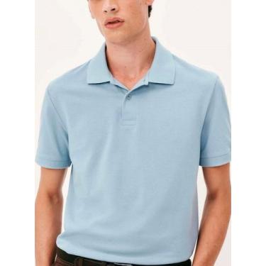 Imagem de Camisa Polo Hering N3A7 Masculina Malha em Algodao T. P/EXG, M, A0l, A