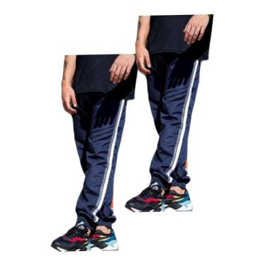 Imagem de 2 Calças Tactel Jogger Elastico Barra Inverno Esportiva 017 - J94, 2 a