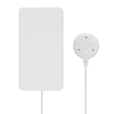 Imagem de Semme Detector de Vazamento de água Wi-fi, Sensor Inteligente de Nível de Inundação, Alarme Com Alertas de Aplicativos para Segurança Doméstica, Abs Branco, 2 Baterias Aa