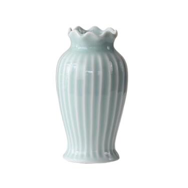 Imagem de Vasos de flores Vaso de flores para decoração casa, mesa, sala estar, hall entrada, lareira, estante, quarto, banheiro e cozinha Vaso de cerâmica