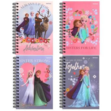 Imagem de Caderno Espiral Capa Dura - 80 Folhas - Frozen - StarSchool - JANDAIA