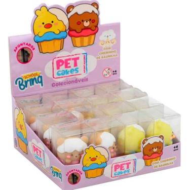 Imagem de Apontador sem Depósito, Polibrinq, Pet Cakes, Aroma Baunilha, Sortido, Display com 16