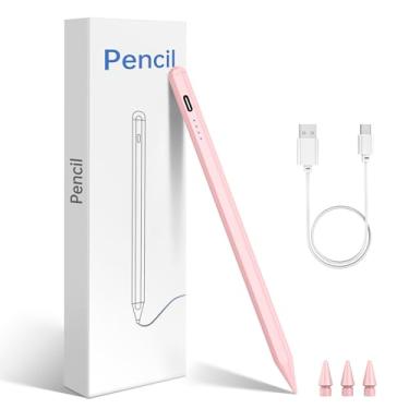 Imagem de Caneta Stylus para iPad (2018-2025) Apple Pencil com rejeição de palma, carregamento rápido, sensibilidade de inclinação, para iPad 11/10/9/8/7/6ª geração, Pro 33.0 cm/32.8 cm/27.9 cm/M4, Air 7/6/5/4