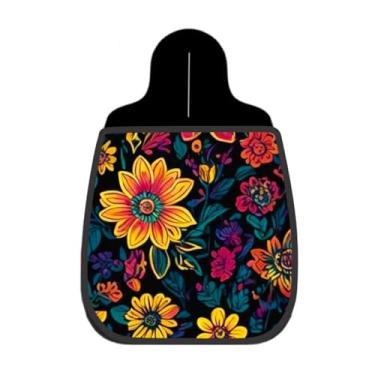 Imagem de Lixeira De Carro Organizador Lixinhocar Girassóis Vibrantes Fundo Preto 67