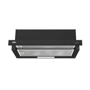 Imagem de Depurador e Exaustor de Parede Eos 60cm Slim Retrátil Preto Eco60drp 110v