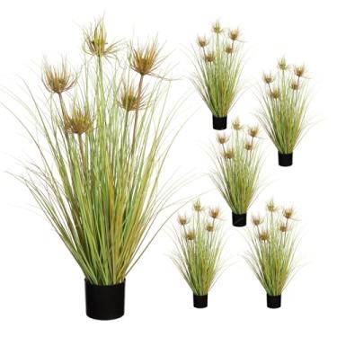 Imagem de Ling's moment Arranjos de flores artificiais de 44,5 cm de altura, 6 peças, decorações de cadeira de corredor de casamento bege e damasco para recepção de cerimônias, festa floral rosa ao ar livre