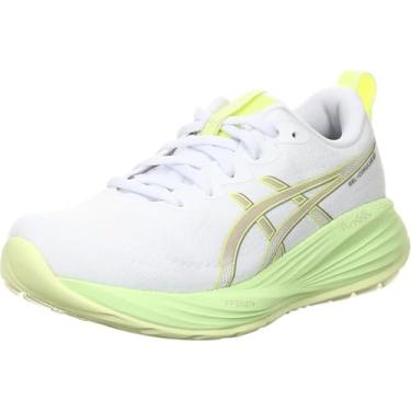 Imagem de ASICS Tênis de corrida feminino Gel-Cumulus 27, Cinza meteoro branco, 34