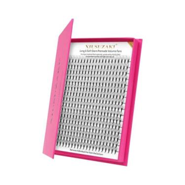 Imagem de Cílios Postiços Em Volume Pré-Montados De 16 Linhas, 3D a 16D, Base Po