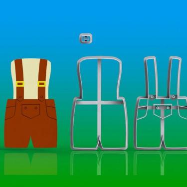 Imagem de Cortador Bermuda Suspensório Oktober Alemão Modular 10cm