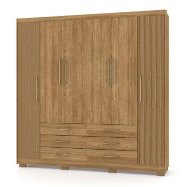 Imagem de Guarda Roupa Casal 6 Portas E 6 Gavetas Toronto Nature/brisa - Pallazio