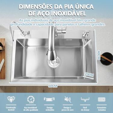 Imagem de Cuba para Cozinha, Cuba Inox, Tanque Inox, Pia Cozinha