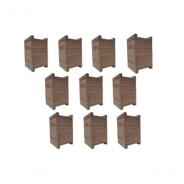 Imagem de 10 Caixas Impa Abelhas Sem Ferrão Eucalipto 18X18