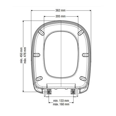 Imagem de Assento Sanitário Censi Sabatini Soft Close Branco