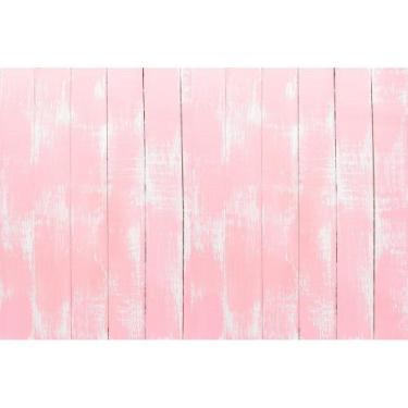 Imagem de Painel De Lona Textura De Madeira Desgastada Rosa - Fabrika de Festa, 
