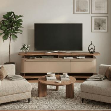 Imagem de Rack Guarapari Para Tv 180cm Design Orgânico Moderno