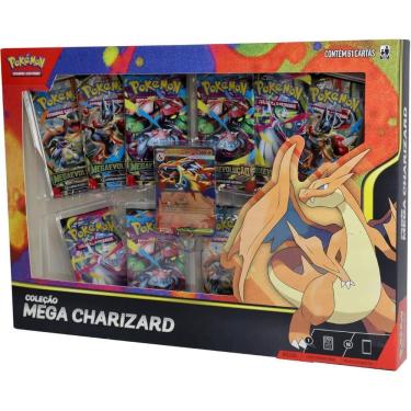 Imagem de Box Pokemon Coleçao Mega Charizard Y 61 Cartas Copag TCG