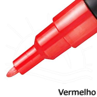 Imagem de Caneta Posca Uni-Ball PC-3M, VERMELHO