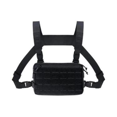 Imagem de Bolsa Tática Impermeável Para Peito, Colete Multifuncional Para Pesca 