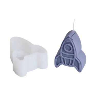Imagem de Molde De Silicone Foguete Espacial Sol Arco-Íris Nuvem Para Artesanato