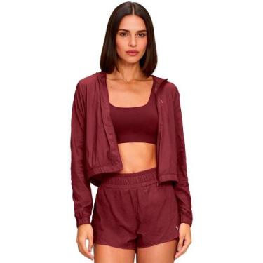 Imagem de Jaqueta Alto Giro Corta Vento Eterna Feminina, Bordô, G