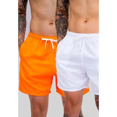 Imagem de Kit 2 Bermuda Masculina Tactel Tectel Praia Short Leve Secagem Rápida Academia Treino com Bolsos-Masculino