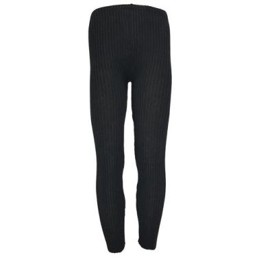 Imagem de Calça Fuso Katlen Tricot Canelado Masc - segunda pele, Preto, Único