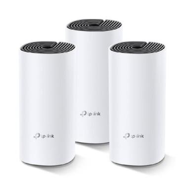 Imagem de Kit Com 3 Roteador TPLink DECO M4 Archer AC1200 Gigabit Dual Band 2.4 