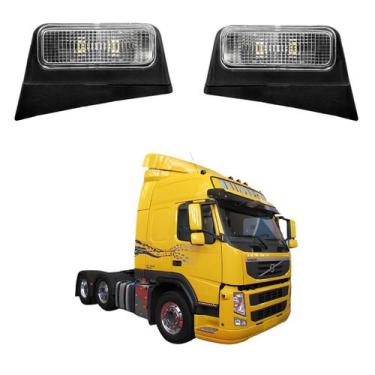 Imagem de Lanterna Branca Teto Volvo Fh4/ Fm4 2016 Em Diante - Par Completo - LN
