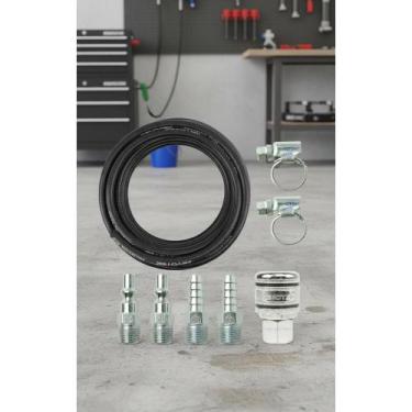 Imagem de 2x Kit Mangueira 10m Compressor C/ Engate Rápido 1/4" - Congratulation