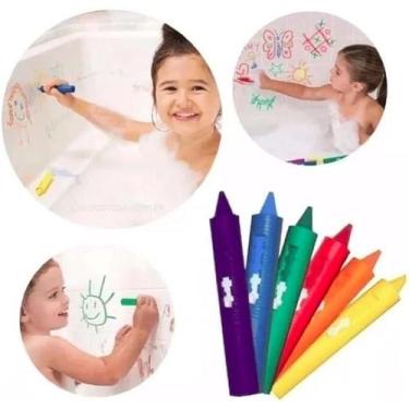 Imagem de Caneta rabisca e apaga c/6pcs - zein