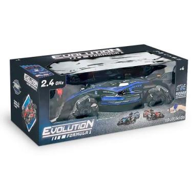 Imagem de Carro de Controle Remoto Evolution Fórmula 1 Super Stunt Drift Azul 2.