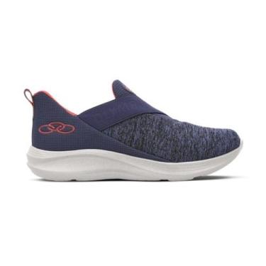 Imagem de Tênis Olympikus Easy 3 Feminino 43609415 -, 37, Azul, Rosa