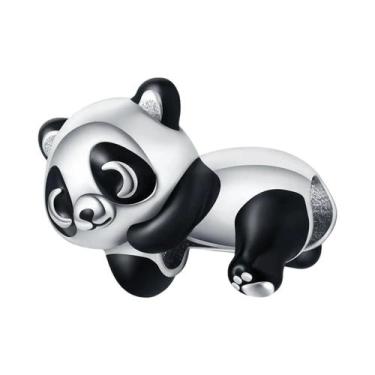 Imagem de Pulseira De Prata Esterlina 925 Com Pingente De Panda, Elefante E Porq