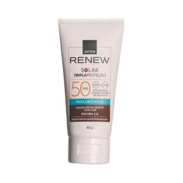 Imagem de Protetor Solar Avon Renew FPS 50 Escura 5.0 40g