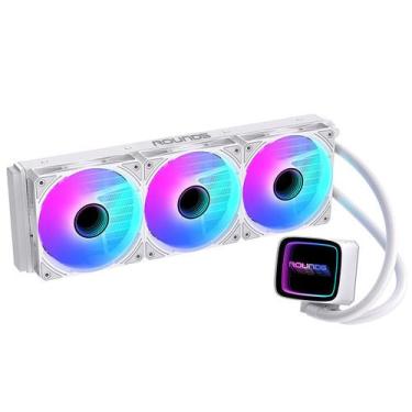 Imagem de Water cooler round5 eurus white argb 360mm amd/intel r5-wc-eurus-360w-