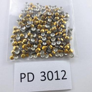 Imagem de 20g Chapinha Termocolante 3mm Strass Rhinestone hotfix para unha nail 