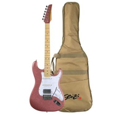 Imagem de Guitarra Seizi Fun Katana Musashi HSS, Rose Gold Sparkle