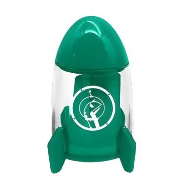 Imagem de Apontador Foguete com Depósito 1 Furo Dino Space + Mini Borracha Super