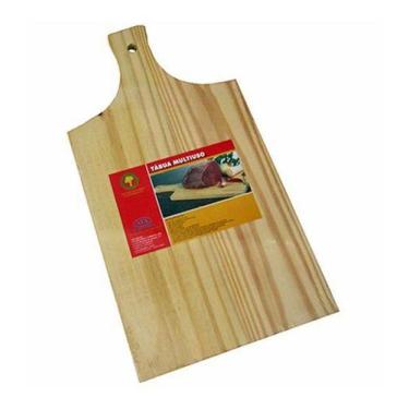 Imagem de Tabua de Corte de Madeira Multiuso Tradicional Nº5 40x20cm - Ata