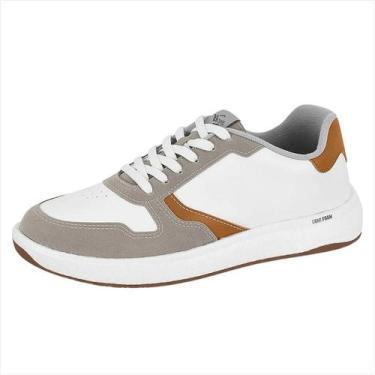 Imagem de Sapatenis Masculino Moderno Estilo Conforto Moda Br Sport, Branco, Cam