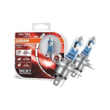 Imagem de Lampada osram h4 12v 55w night breaker par